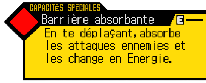 Barrière absorbante