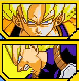 Goku et Vegeta Super Saiyan