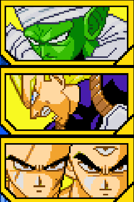Piccolo, Vegeta Super Saiyan, Yamcha et Ten Shin Han