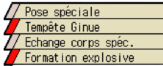 Compétences de Ginyu