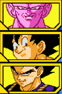 Ginyu, Goku et Vegeta
