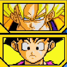 Goku Super Saiyan et Gohan