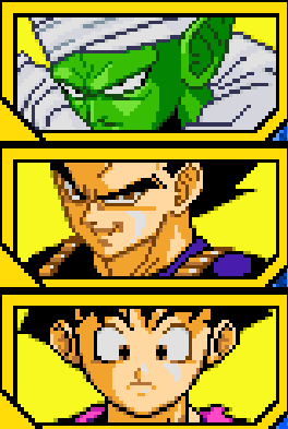 Piccolo, Vegeta et Gohan