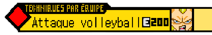 Attaque volleyball