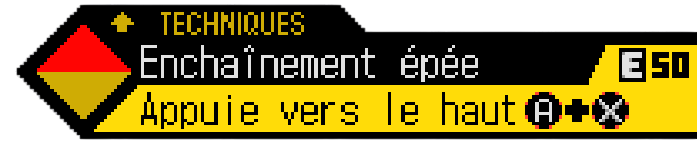 Enchaînement épée