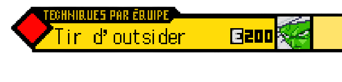 Tir d'outsider